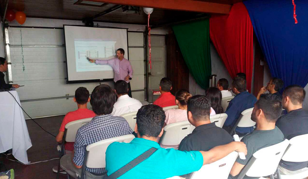 Optex training on infrared photo beams Costa Rica: Bunker Seguridad Training on Perimeter Detection Systems